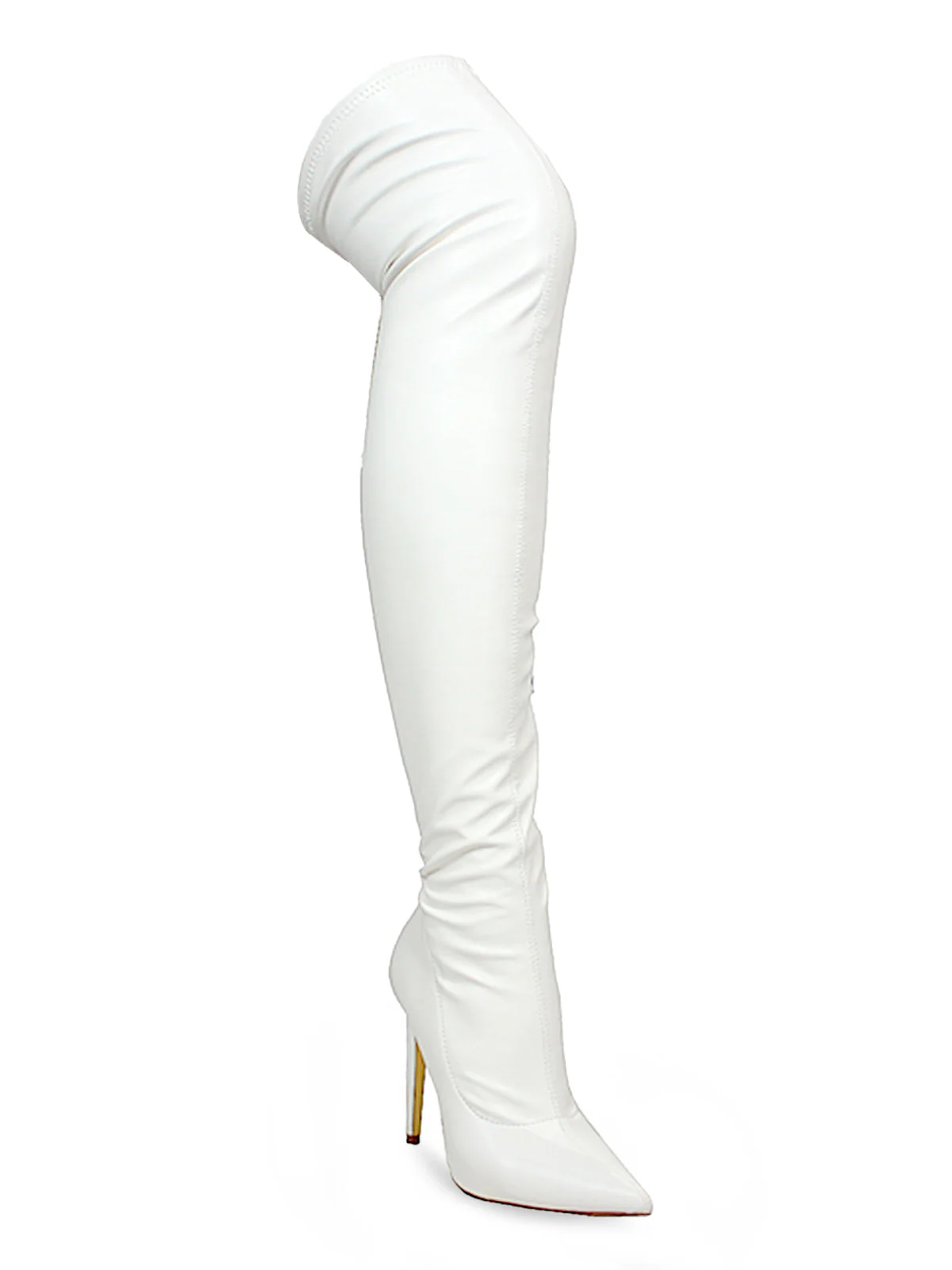 Gisele Stretchy Overknee Heeled Boots