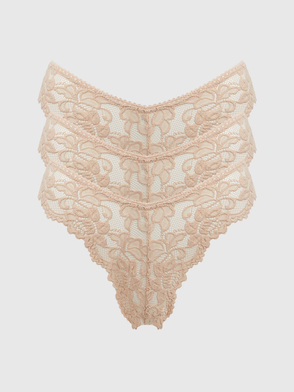 Jessica Lace Tanga 3 Pack