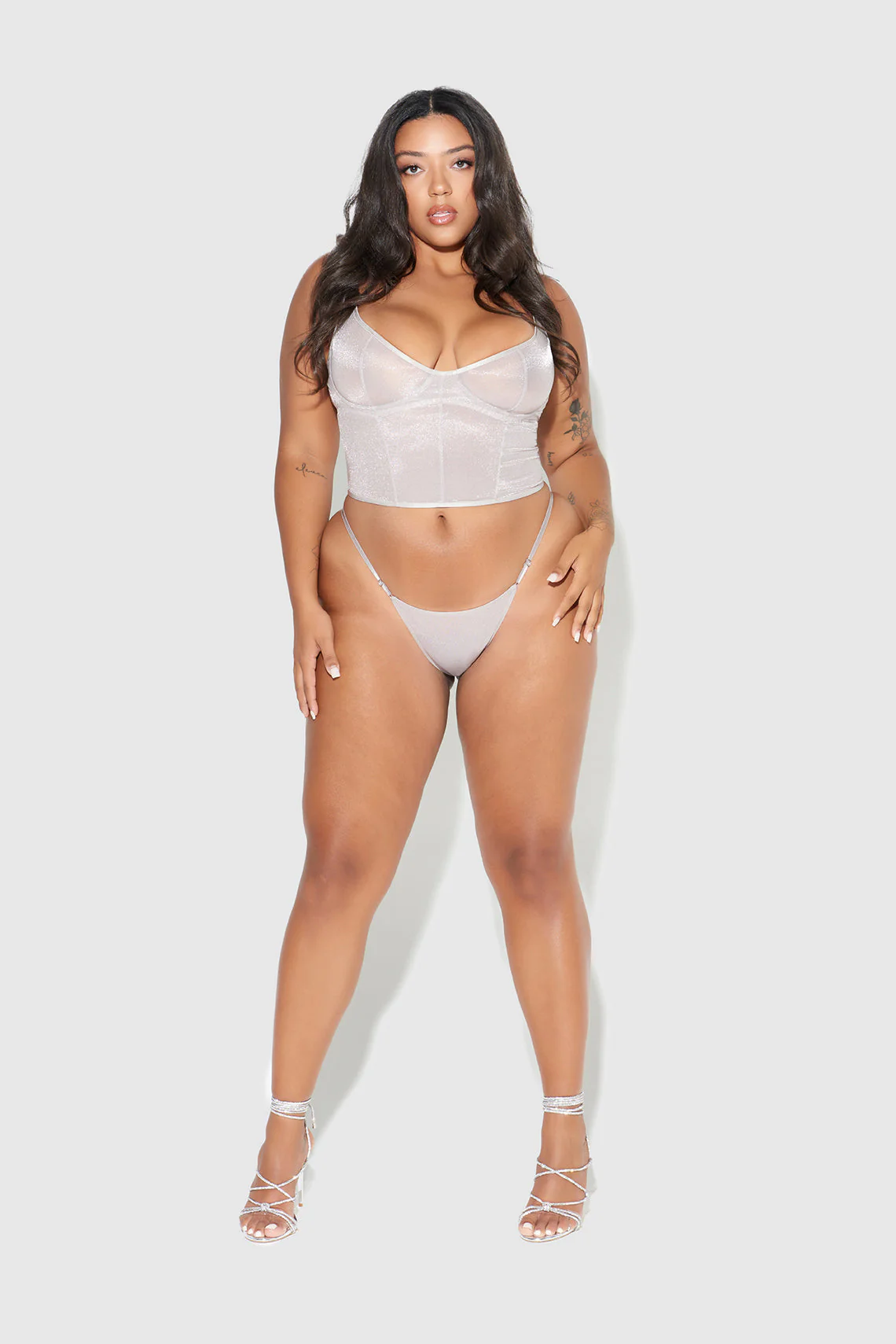 Pia Unlined Underwire Mesh Bustier - Image 5