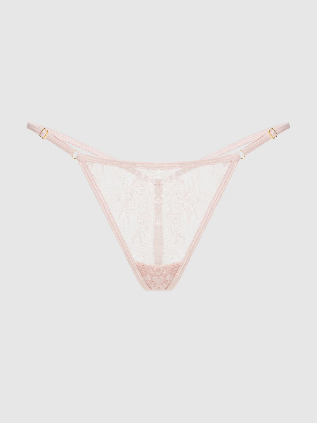 Rosalind Lace & Satin Trimmed G-String - Image 8