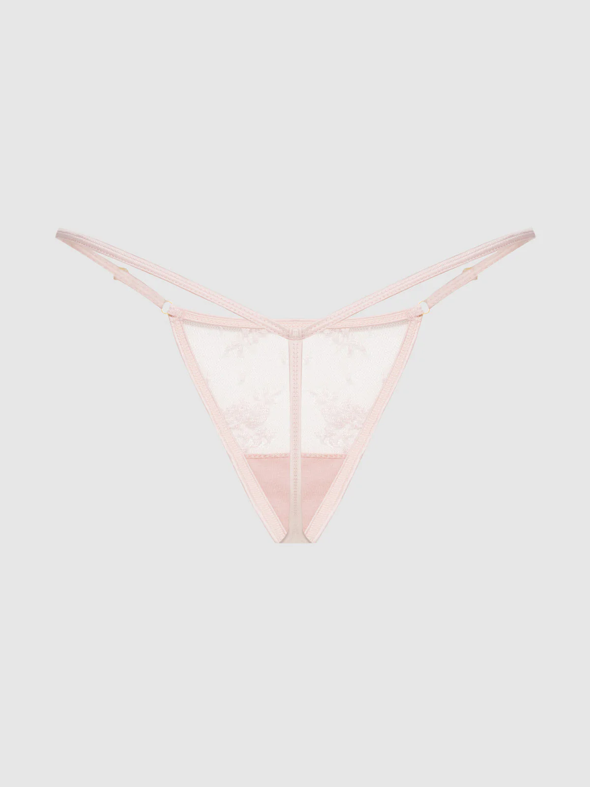 Rosalind Lace & Satin Trimmed G-String - Image 9